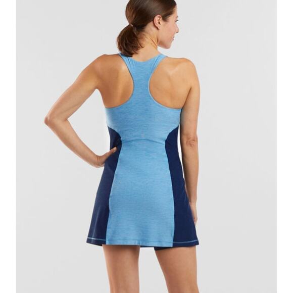 Title Nine Double Down Blue Workout Dress - Picture 2 of 15